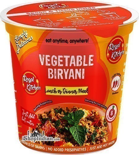 Vegetarian Biryani in a cup (Vegan)